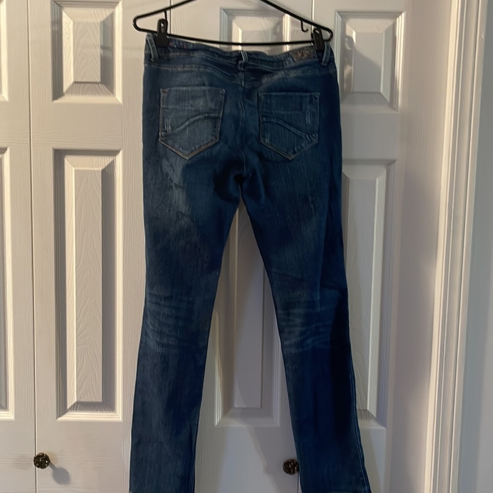 Bubblegum Stretch Jeans Size 11/12🥰🥰 - Picture 3 of 4